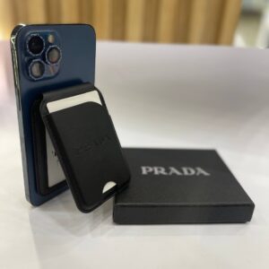 I phone magnetic cardholder and stand with box