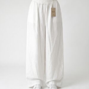 Linen pants double layered